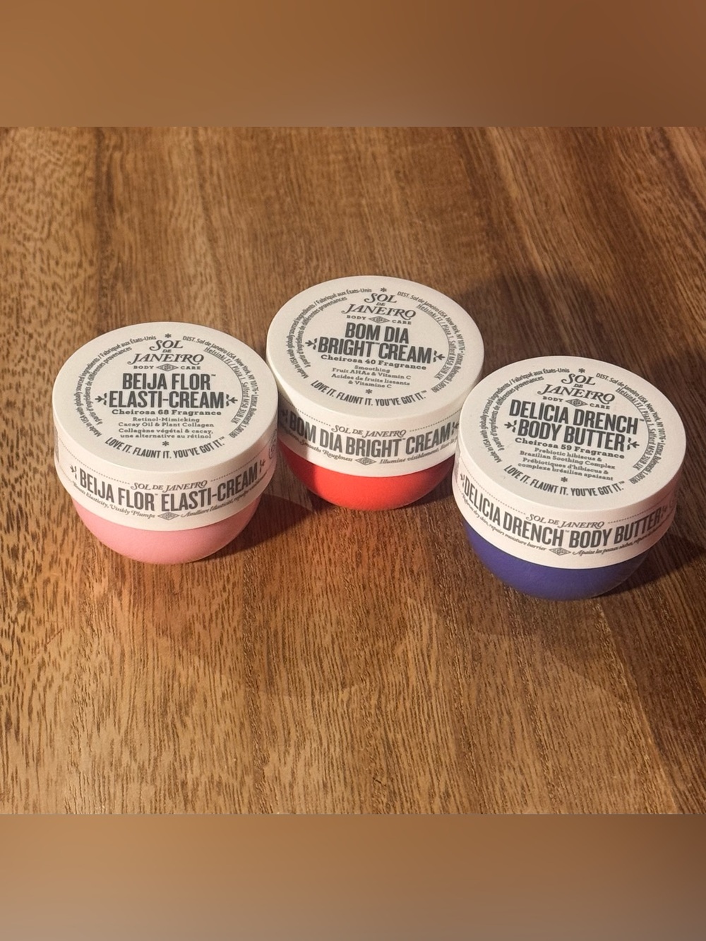 Sol De Janeiro body cream mini bundle